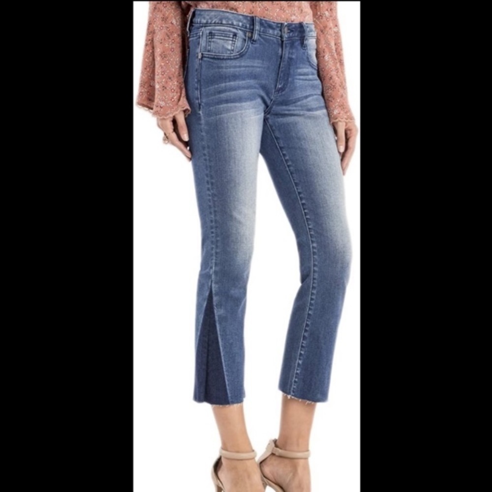 Miss me crop slim boot‎ denim jeans NWT